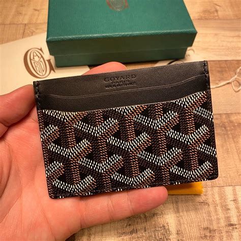 black goyard card case|goyard saint sulpice card wallet.